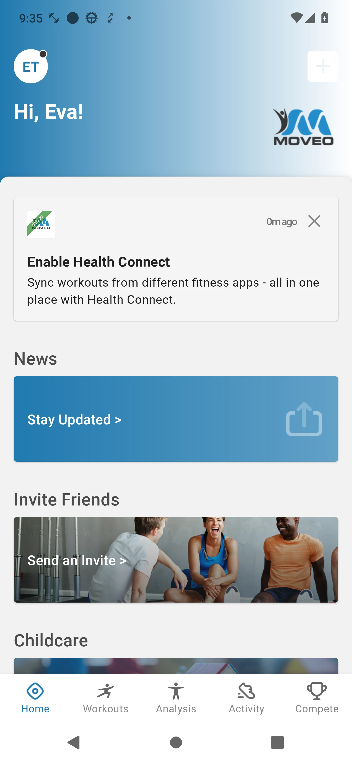 Moveo Fitness screenshot