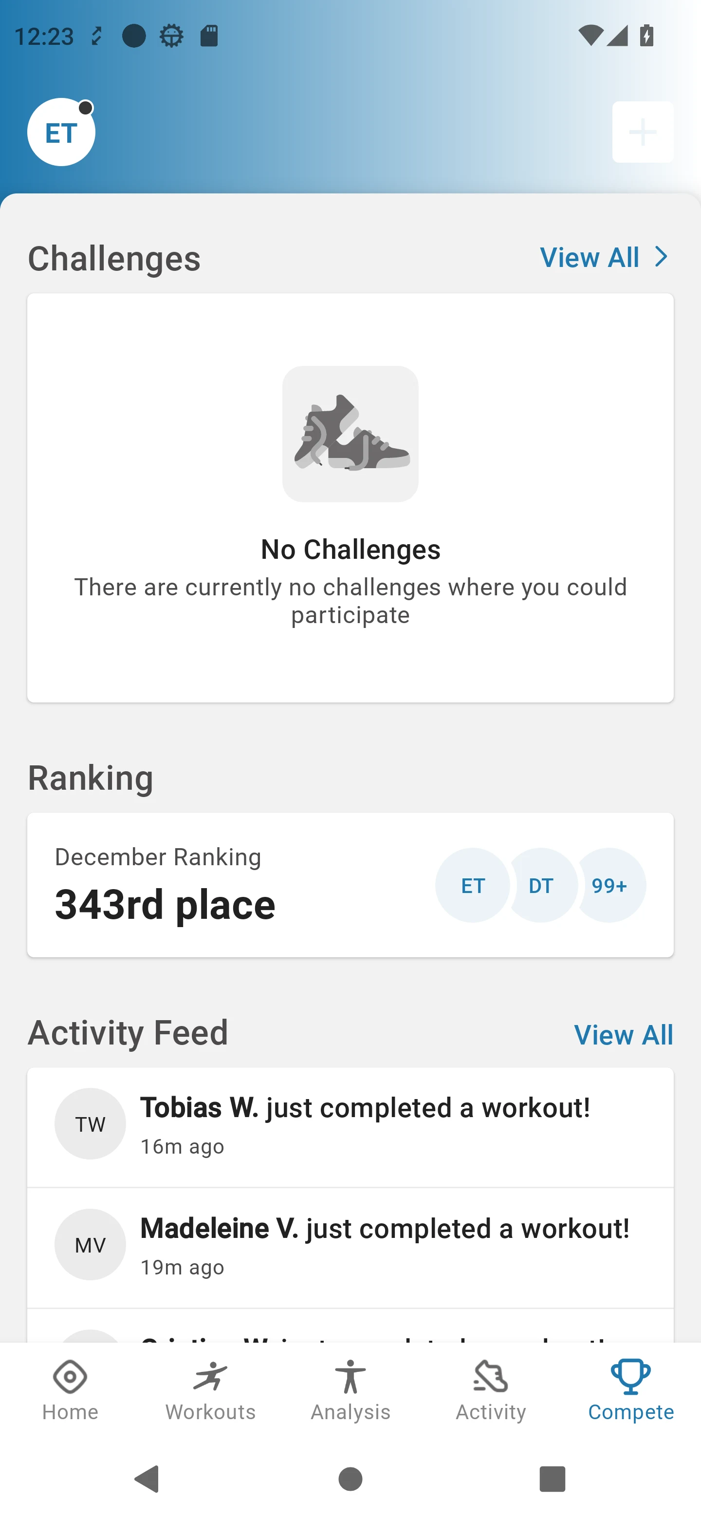 Moveo Fitness screenshot
